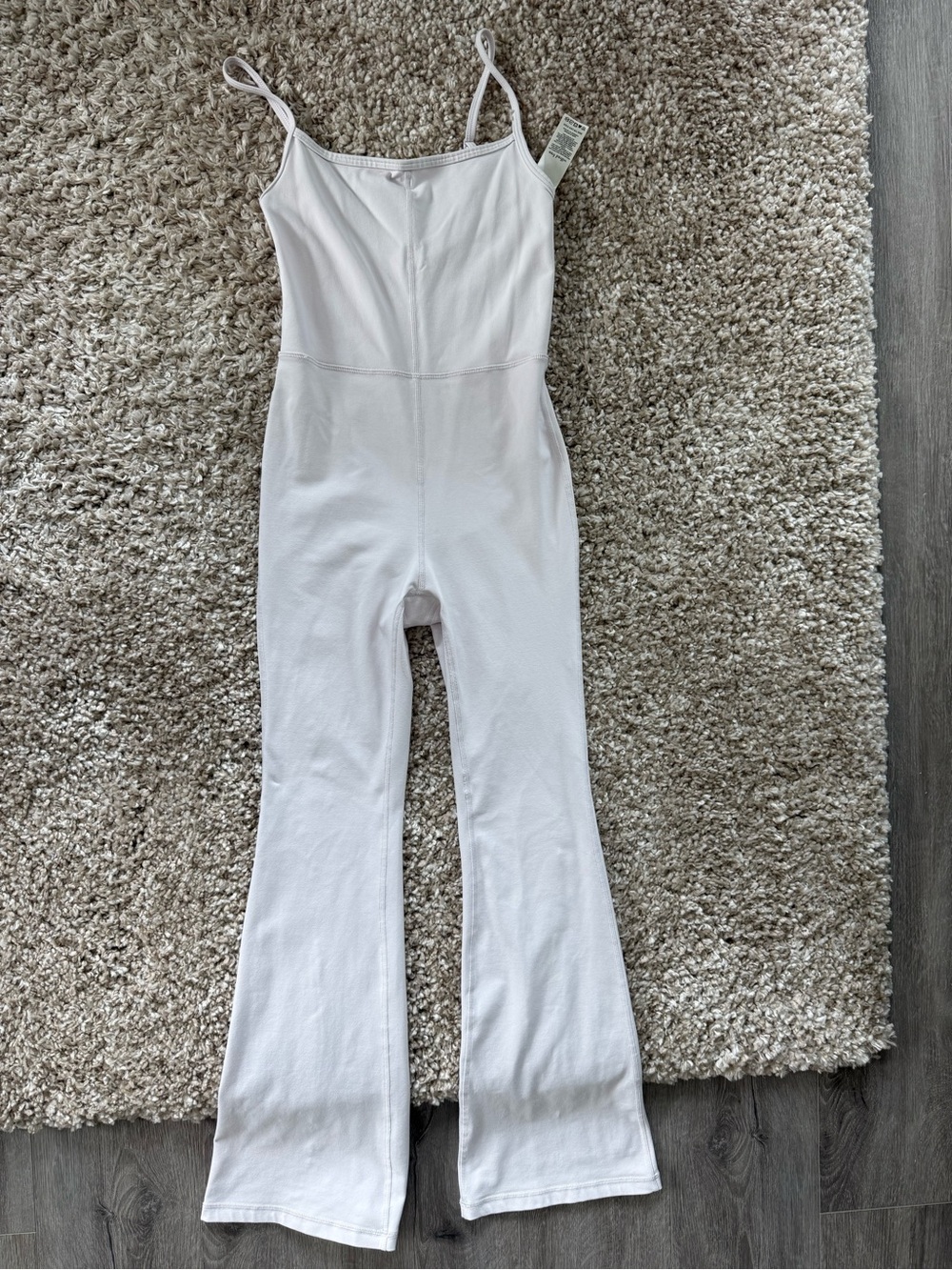 Wilfred Cream Spaghetti-Strap Jumpsuit